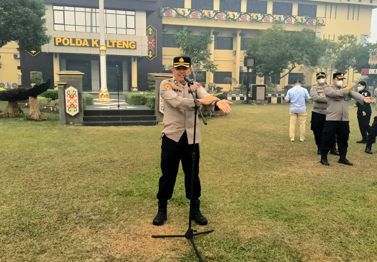 Biro SDM Polda Kalteng Ajak Personel Satgas Karhutla Refresh Pikiran, Jaga Kesehatan Mental