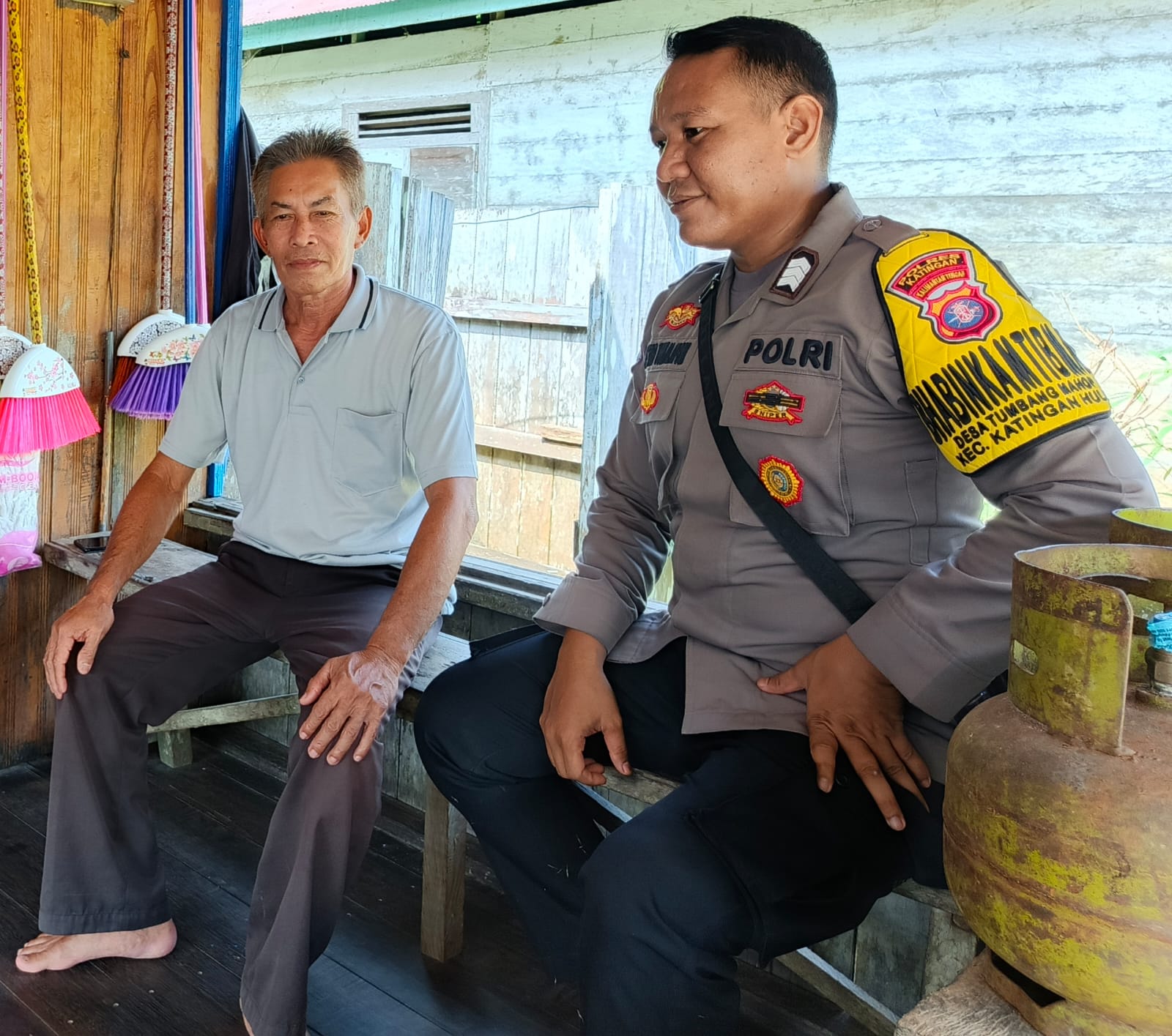 ‎BHABINKAMTIBMAS POLSEK KATINGAN HULU SAMBANGI WARGA.